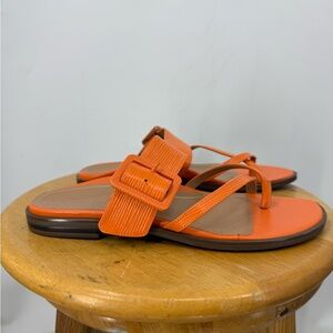 Vionic Julep Women's Dressy Supportive Sandals in the "Marmalade" color.  9